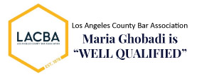Los Angeles County Bas Association (LACBA) rates Maria Ghobadi "WELL QUALIFIED" for Los Angeles Superior Court Judge Office Number 64